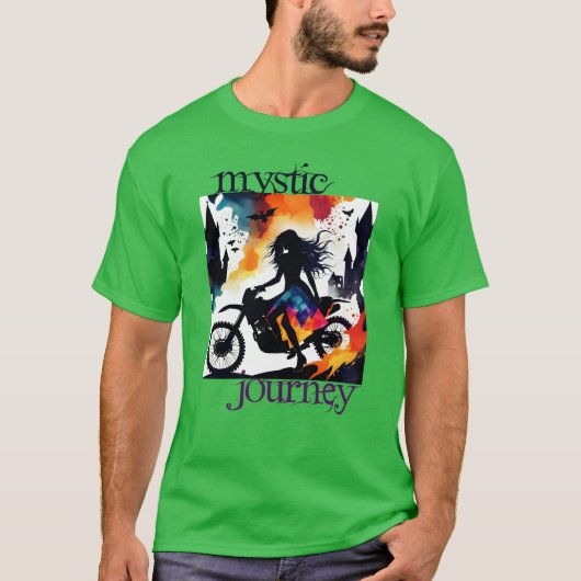 Mystic Biker's Journey T-shirt (Voorkant)