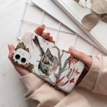 Mystic Bird of Peace Samsung Galaxy Hoesje iPhone 14 Pro Max Hoesje<br><div class="desc">Vogel op een tak met een vredesbanner onder hem.</div>