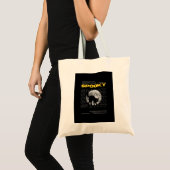 Mystic Black Cat and Moon Aesthetic Tote Bag (Voorkant (product))