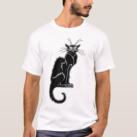 Mystic Black Cat – Silhouette of Shadow" T-shirt (Voorkant)
