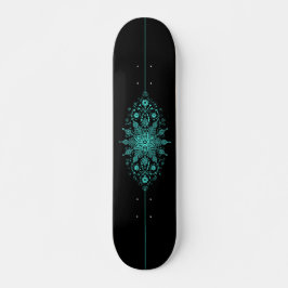 Mystic Blauw Glow Intense Patroon Grafisch Persoonlijk Skateboard
