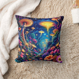 Mystic Bloom Forest onder de sterren Kussen