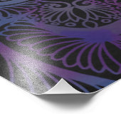 Mystic Bloom Mandala Foto Afdruk (Hoek)