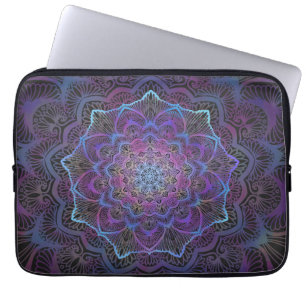 Mystic Bloom Mandala Laptop Sleeve