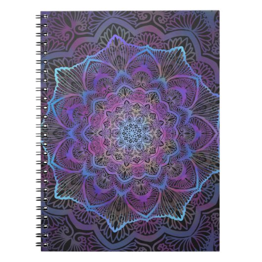 Mystic Bloom Mandala Notitieboek (Voorkant)