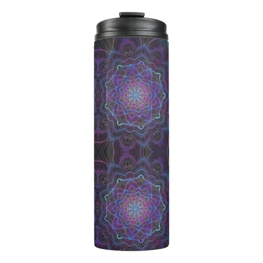 Mystic Bloom Mandala Thermosbeker (Voorkant)