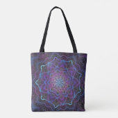 Mystic Bloom Mandala Tote Bag (Achterkant)