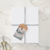 Mystic Bloom Spring Fox Waterverf Cadeaulabel (Met Touw)