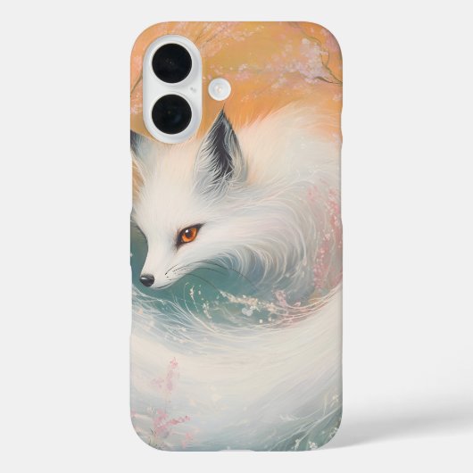 Mystic Bloom Spring Fox Waterverf Case-Mate iPhone Case (Achterkant)