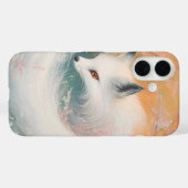 Mystic Bloom Spring Fox Waterverf Case-Mate iPhone Case (Achterkant (horizontaal))
