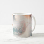 Mystic Bloom Spring Fox Waterverf Koffiemok (Voorkant rechts)