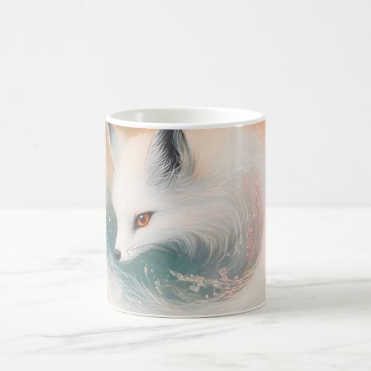 Mystic Bloom Spring Fox Waterverf Koffiemok (Center)