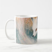 Mystic Bloom Spring Fox Waterverf Koffiemok (Links)
