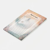 Mystic Bloom Spring Fox Waterverf Post-it® Notes (Schuin)