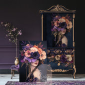 Mystic Blooms, Moody Portret & Bloemen Tissuepapier