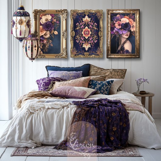 Mystic Blooms, Moody Portret & Bloemen Tissuepapier