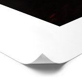 Mystic Blue AI Art: Herfst Forest Dream Poster (Hoek)