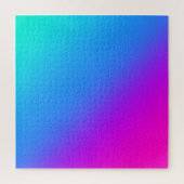 Mystic Blue and Pink gradient Puzzle Legpuzzel (Verticaal)