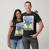 Mystic Blue Bloom - Bloeiende Bloem  T-shirt (Unisex)