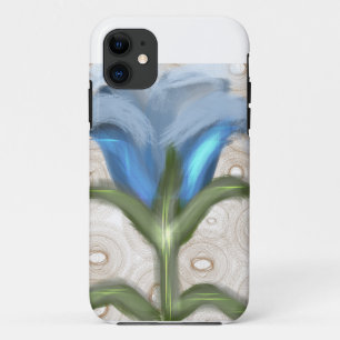 Mystic Blue Bloom - Glowende Bloem Case-Mate iPhone Case