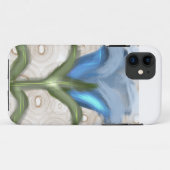 Mystic Blue Bloom - Glowende Bloem Case-Mate iPhone Case (Achterkant (horizontaal))