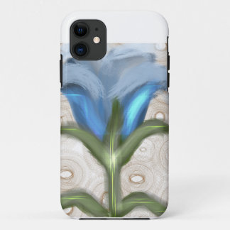 Mystic Blue Bloom - Glowing Flower  Case-Mate iPhone Case