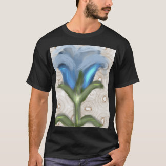 Mystic Blue Bloom - Growing Flower  T-shirt