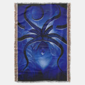 Mystic Blue Octopus Gooi Deken ** (Voorkant Verticaal)