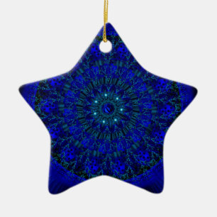 Mystic Blue Roos.jpg Keramisch Ornament