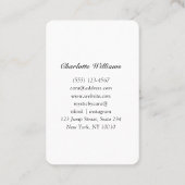 Mystic Blue Woman Visitekaartje (Achterkant)