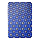 Mystic Blue Zellige Geometry Badmat (Voorkant Verticaal)