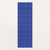Mystic Blue Zellige Geometry Yogamat (Voorkant)
