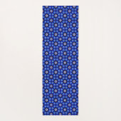 Mystic Blue Zellige Geometry Yogamat (Achterkant)