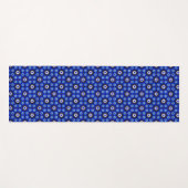 Mystic Blue Zellige Geometry Yogamat (Voorkant (horizontaal))
