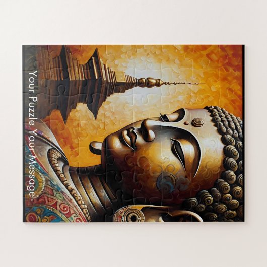 Mystic Boho Buddha Mandala Legpuzzel (Horizontaal)