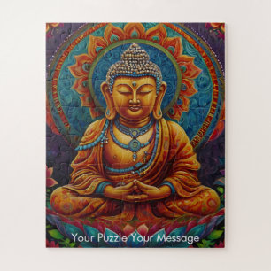 Mystic Boho Buddha Mandala Legpuzzel