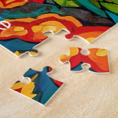 Mystic Boho Buddha Mandala Legpuzzel (Zijkant)