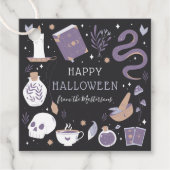 Mystic Boho Crystal Halloween Bedankjes Labels (Voorkant)
