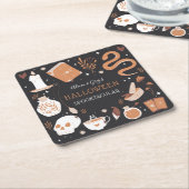 Mystic Boho Crystal Halloween Party Kartonnen Onderzetters (Schuin)