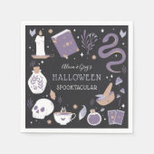 Mystic Boho Crystal Halloween Party Servet (Voorkant)