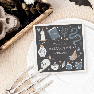 Mystic Boho Crystal Halloween Party Servet