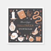 Mystic Boho Crystal Halloween Party Servet (Voorkant)