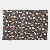 Mystic Boho Crystal Halloween Pattern Theedoek (Horizontaal)