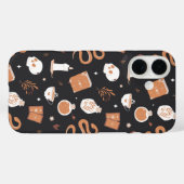 Mystic Boho Crystal Skull Snake Pattern Case-Mate iPhone Case (Achterkant (horizontaal))