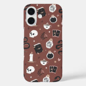 Mystic Boho Crystal Skull Snake Pattern Case-Mate iPhone Case (Achterkant)