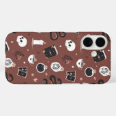Mystic Boho Crystal Skull Snake Pattern Case-Mate iPhone Case (Achterkant (horizontaal))