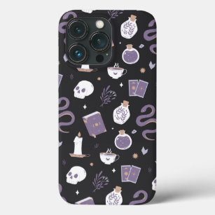 Mystic Boho Crystal Skull Snake Pattern Case-Mate iPhone Case