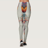Mystic Boho Feline Mandala Leggings (Achterkant)
