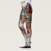 Mystic Boho Feline Mandala Leggings (Links)