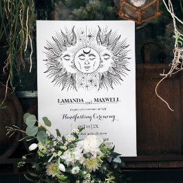 Mystic Boho Maan & Zon Celestial Handvasten Kaart